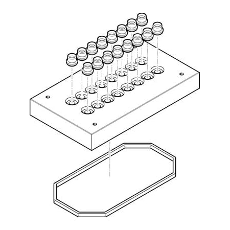 Festo Multi-Pin Plug CPV14-VI-P8-1/8-D CPV14-VI-P8-1/8-D